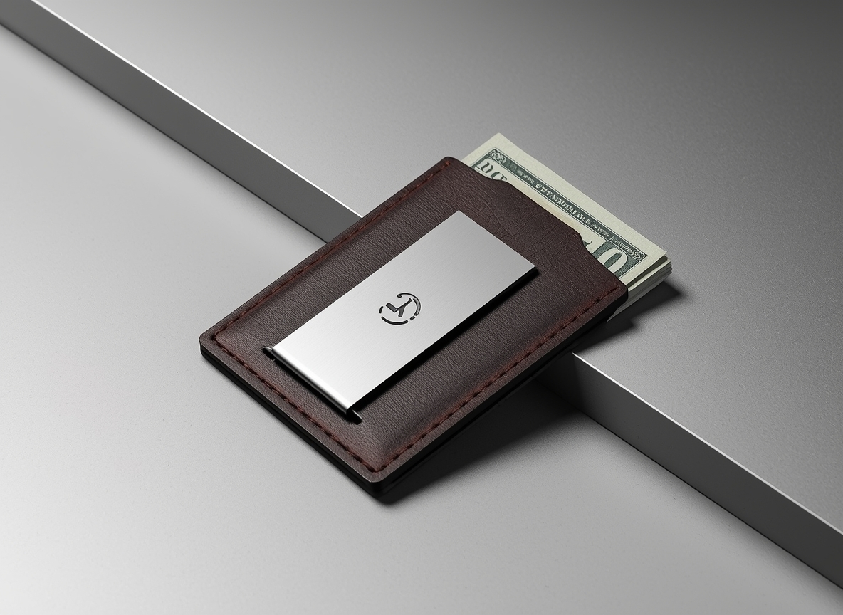 Floxarixhrozal Money Clip Wallet with Titanium Clip